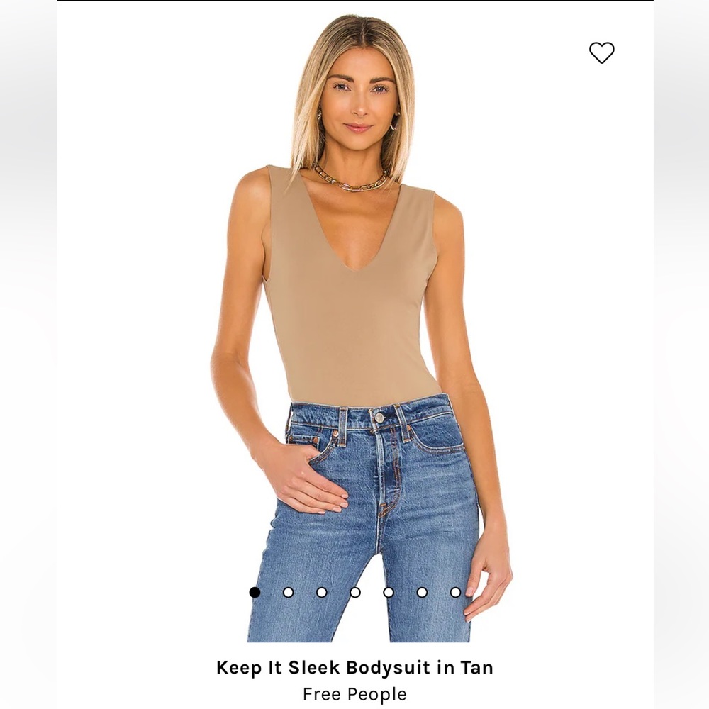 BNWT Free People Keep It Sleek Bodysuit Size S